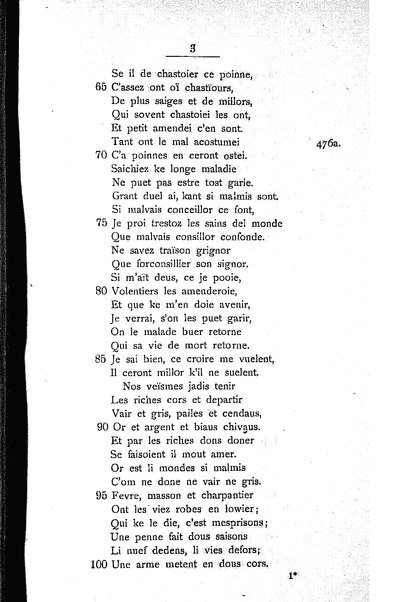 1: Beaudous : ein altfranzösischer Abenteuerroman des 13. Jahrhunderts Robert's von Blois / nach der einzigen Handschrift der Pariser Nationalbibliothek herausgegeben von Jacob Ulrich