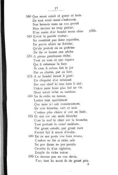 1: Beaudous : ein altfranzösischer Abenteuerroman des 13. Jahrhunderts Robert's von Blois / nach der einzigen Handschrift der Pariser Nationalbibliothek herausgegeben von Jacob Ulrich