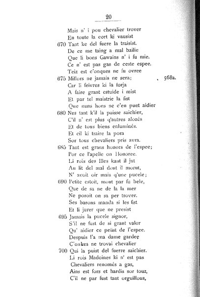 1: Beaudous : ein altfranzösischer Abenteuerroman des 13. Jahrhunderts Robert's von Blois / nach der einzigen Handschrift der Pariser Nationalbibliothek herausgegeben von Jacob Ulrich