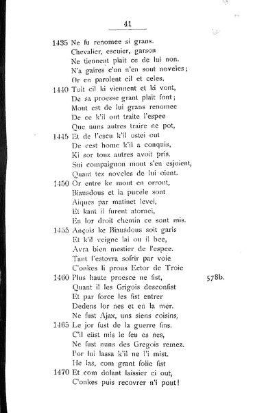 1: Beaudous : ein altfranzösischer Abenteuerroman des 13. Jahrhunderts Robert's von Blois / nach der einzigen Handschrift der Pariser Nationalbibliothek herausgegeben von Jacob Ulrich