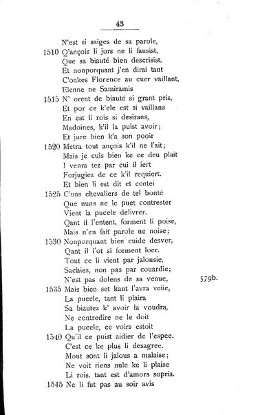 1: Beaudous : ein altfranzösischer Abenteuerroman des 13. Jahrhunderts Robert's von Blois / nach der einzigen Handschrift der Pariser Nationalbibliothek herausgegeben von Jacob Ulrich