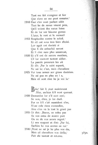 1: Beaudous : ein altfranzösischer Abenteuerroman des 13. Jahrhunderts Robert's von Blois / nach der einzigen Handschrift der Pariser Nationalbibliothek herausgegeben von Jacob Ulrich