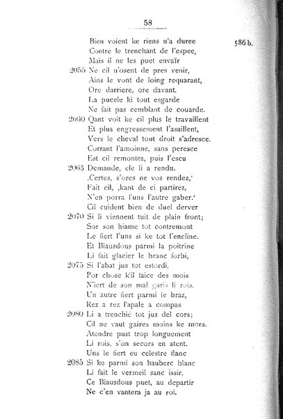 1: Beaudous : ein altfranzösischer Abenteuerroman des 13. Jahrhunderts Robert's von Blois / nach der einzigen Handschrift der Pariser Nationalbibliothek herausgegeben von Jacob Ulrich