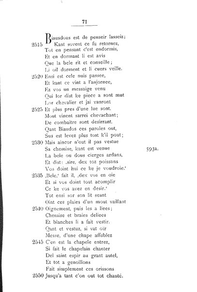 1: Beaudous : ein altfranzösischer Abenteuerroman des 13. Jahrhunderts Robert's von Blois / nach der einzigen Handschrift der Pariser Nationalbibliothek herausgegeben von Jacob Ulrich