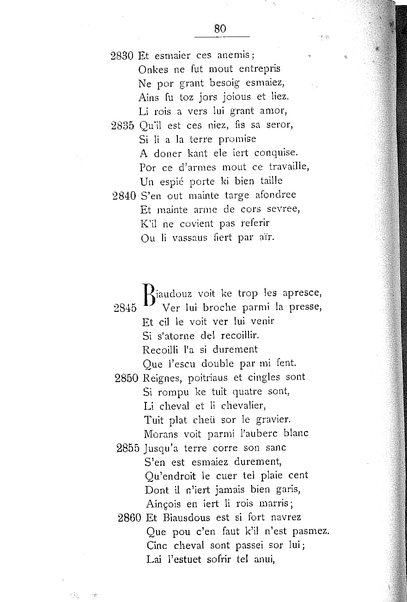 1: Beaudous : ein altfranzösischer Abenteuerroman des 13. Jahrhunderts Robert's von Blois / nach der einzigen Handschrift der Pariser Nationalbibliothek herausgegeben von Jacob Ulrich
