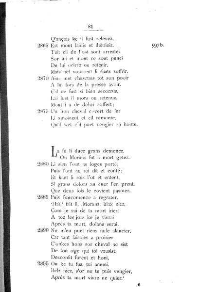 1: Beaudous : ein altfranzösischer Abenteuerroman des 13. Jahrhunderts Robert's von Blois / nach der einzigen Handschrift der Pariser Nationalbibliothek herausgegeben von Jacob Ulrich