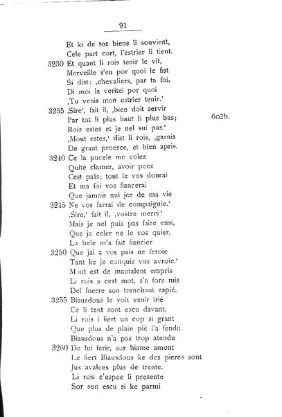 1: Beaudous : ein altfranzösischer Abenteuerroman des 13. Jahrhunderts Robert's von Blois / nach der einzigen Handschrift der Pariser Nationalbibliothek herausgegeben von Jacob Ulrich