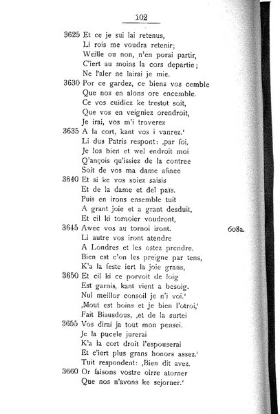 1: Beaudous : ein altfranzösischer Abenteuerroman des 13. Jahrhunderts Robert's von Blois / nach der einzigen Handschrift der Pariser Nationalbibliothek herausgegeben von Jacob Ulrich