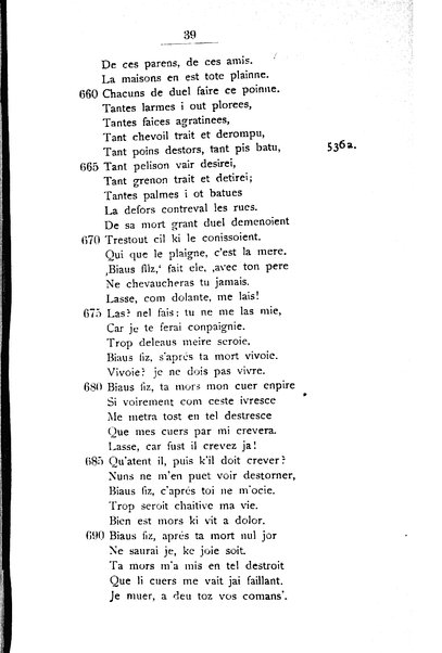 1: Beaudous : ein altfranzösischer Abenteuerroman des 13. Jahrhunderts Robert's von Blois / nach der einzigen Handschrift der Pariser Nationalbibliothek herausgegeben von Jacob Ulrich