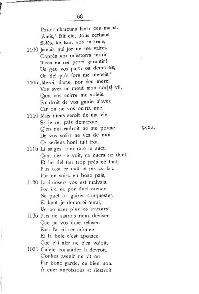 1: Beaudous : ein altfranzösischer Abenteuerroman des 13. Jahrhunderts Robert's von Blois / nach der einzigen Handschrift der Pariser Nationalbibliothek herausgegeben von Jacob Ulrich