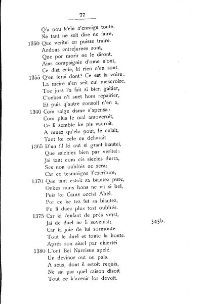 1: Beaudous : ein altfranzösischer Abenteuerroman des 13. Jahrhunderts Robert's von Blois / nach der einzigen Handschrift der Pariser Nationalbibliothek herausgegeben von Jacob Ulrich