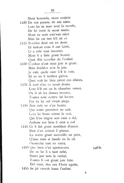 1: Beaudous : ein altfranzösischer Abenteuerroman des 13. Jahrhunderts Robert's von Blois / nach der einzigen Handschrift der Pariser Nationalbibliothek herausgegeben von Jacob Ulrich