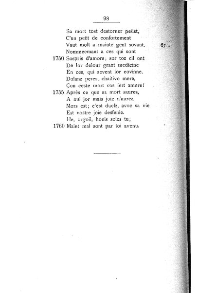 1: Beaudous : ein altfranzösischer Abenteuerroman des 13. Jahrhunderts Robert's von Blois / nach der einzigen Handschrift der Pariser Nationalbibliothek herausgegeben von Jacob Ulrich