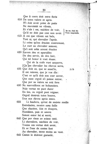 1: Beaudous : ein altfranzösischer Abenteuerroman des 13. Jahrhunderts Robert's von Blois / nach der einzigen Handschrift der Pariser Nationalbibliothek herausgegeben von Jacob Ulrich