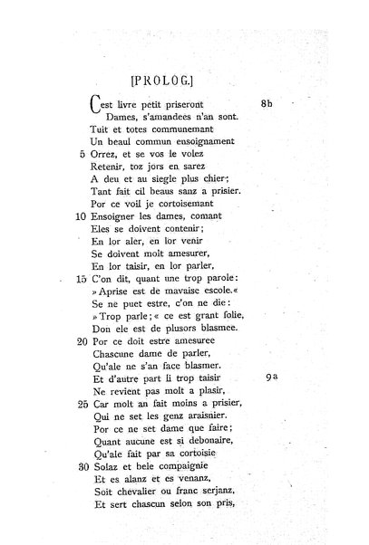 1: Beaudous : ein altfranzösischer Abenteuerroman des 13. Jahrhunderts Robert's von Blois / nach der einzigen Handschrift der Pariser Nationalbibliothek herausgegeben von Jacob Ulrich