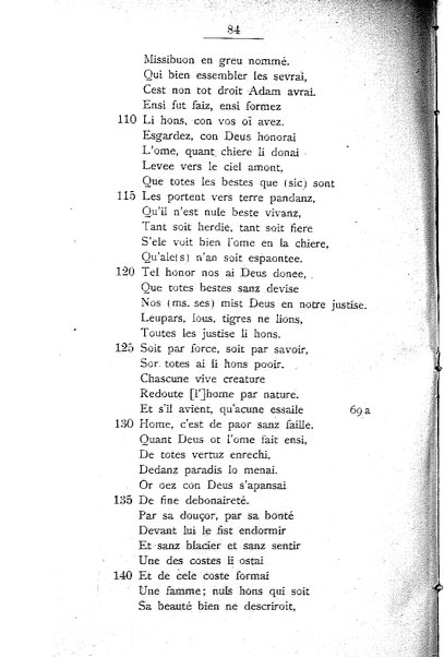 1: Beaudous : ein altfranzösischer Abenteuerroman des 13. Jahrhunderts Robert's von Blois / nach der einzigen Handschrift der Pariser Nationalbibliothek herausgegeben von Jacob Ulrich