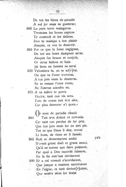 1: Beaudous : ein altfranzösischer Abenteuerroman des 13. Jahrhunderts Robert's von Blois / nach der einzigen Handschrift der Pariser Nationalbibliothek herausgegeben von Jacob Ulrich