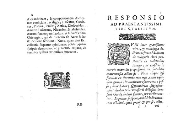 De auro dialogi tres. In quibus non solum de auri in re medica facultate, verum etiam de specifica eius, & caeterarum rerum forma, ac duplici potestate, qua mixtis in omnibus illa operatur, copiosè disputatur. Abrahamo è Porta Leonis ... auctore. ...