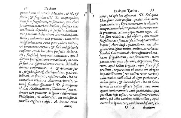 De auro dialogi tres. In quibus non solum de auri in re medica facultate, verum etiam de specifica eius, & caeterarum rerum forma, ac duplici potestate, qua mixtis in omnibus illa operatur, copiosè disputatur. Abrahamo è Porta Leonis ... auctore. ...