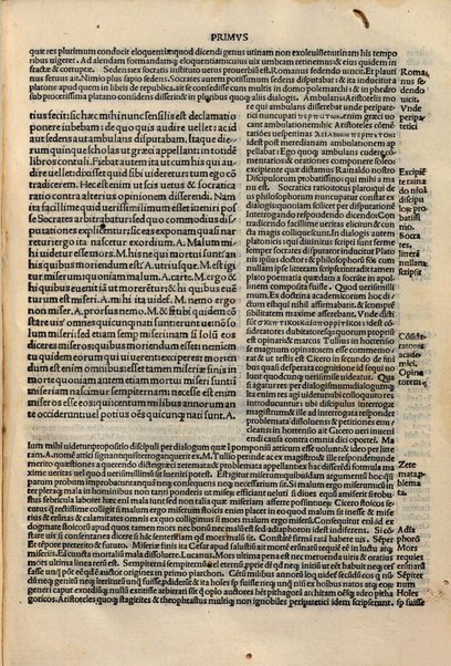 Commentarii questionum tusculanarum editi a Philippo Beroaldo