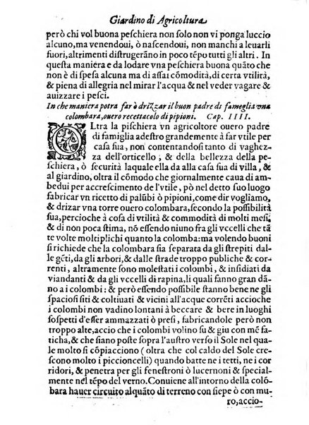 Giardino di agricoltura di Marco Bussato da Rauenna nel quale, con bellissimo ordine, si tratta di tutto quello, che s'appartiene à sapere à vn perfetto giardiniero: e s'insegna per pratica la vera maniera di piantare, & incalmare arbori e viti di tutte le sorti, & i varij e diuersi modi ch'in ciò si tengono. Dimostrandoli oltra che con i ragionamenti, anco con appropriati disegni ...