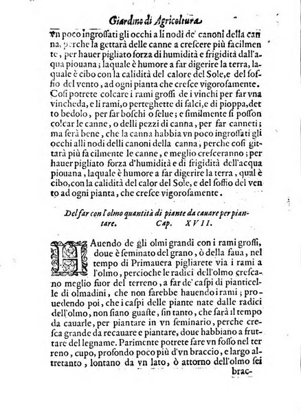 Giardino di agricoltura di Marco Bussato da Rauenna nel quale, con bellissimo ordine, si tratta di tutto quello, che s'appartiene à sapere à vn perfetto giardiniero: e s'insegna per pratica la vera maniera di piantare, & incalmare arbori e viti di tutte le sorti, & i varij e diuersi modi ch'in ciò si tengono. Dimostrandoli oltra che con i ragionamenti, anco con appropriati disegni ...