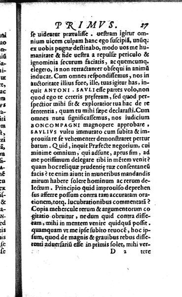 Vberti Folietae De linguae Latinae vsu et praestantia libri tres quae disputatio coram Iuuene clarissimo Iacobo Boncompagno summo bellicarum rerum pontificii solii praefecto, eoq. auctore ac iubente ab Antonio Saulio habita est