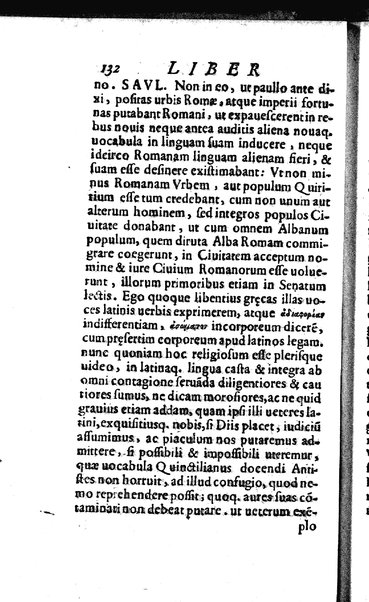 Vberti Folietae De linguae Latinae vsu et praestantia libri tres quae disputatio coram Iuuene clarissimo Iacobo Boncompagno summo bellicarum rerum pontificii solii praefecto, eoq. auctore ac iubente ab Antonio Saulio habita est