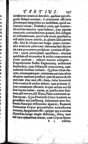 Vberti Folietae De linguae Latinae vsu et praestantia libri tres quae disputatio coram Iuuene clarissimo Iacobo Boncompagno summo bellicarum rerum pontificii solii praefecto, eoq. auctore ac iubente ab Antonio Saulio habita est