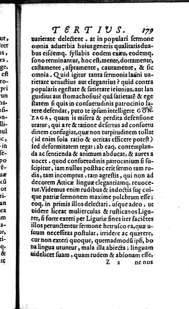 Vberti Folietae De linguae Latinae vsu et praestantia libri tres quae disputatio coram Iuuene clarissimo Iacobo Boncompagno summo bellicarum rerum pontificii solii praefecto, eoq. auctore ac iubente ab Antonio Saulio habita est