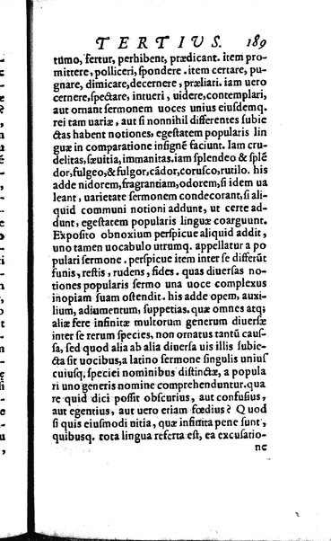 Vberti Folietae De linguae Latinae vsu et praestantia libri tres quae disputatio coram Iuuene clarissimo Iacobo Boncompagno summo bellicarum rerum pontificii solii praefecto, eoq. auctore ac iubente ab Antonio Saulio habita est