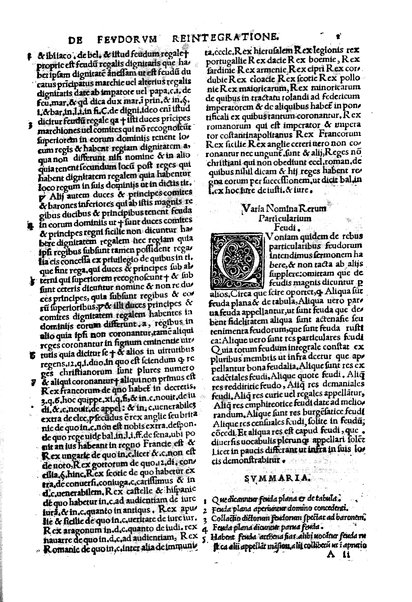 Excellentissimi iurisconsulti Paridis a Puteo. ... Tractatus insignis, de reintegratione feudorum De finibus & modo decidendi questiones confinium territoriorum De verborum significatione in materia reintegrationis & in Andree de Insernia scriptis breue compendium Vna cum Praxis reintegrationis hactenus nunque impressus sed nunc primum lucem editus ... Nuperrime castigatum, cum summariis, singulis capitibus prepositis, & repertorio copiosissimo, singulares & precipuas materias complectentibus ...