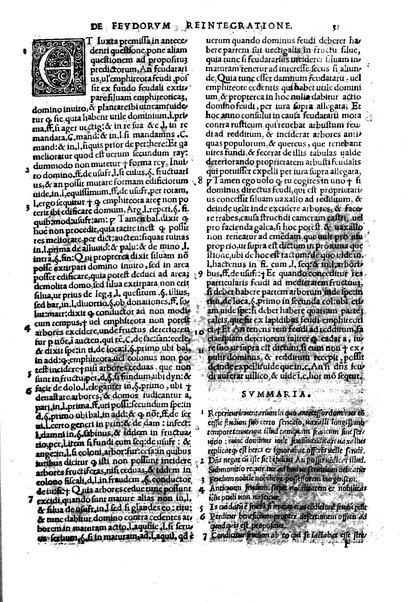 Excellentissimi iurisconsulti Paridis a Puteo. ... Tractatus insignis, de reintegratione feudorum De finibus & modo decidendi questiones confinium territoriorum De verborum significatione in materia reintegrationis & in Andree de Insernia scriptis breue compendium Vna cum Praxis reintegrationis hactenus nunque impressus sed nunc primum lucem editus ... Nuperrime castigatum, cum summariis, singulis capitibus prepositis, & repertorio copiosissimo, singulares & precipuas materias complectentibus ...