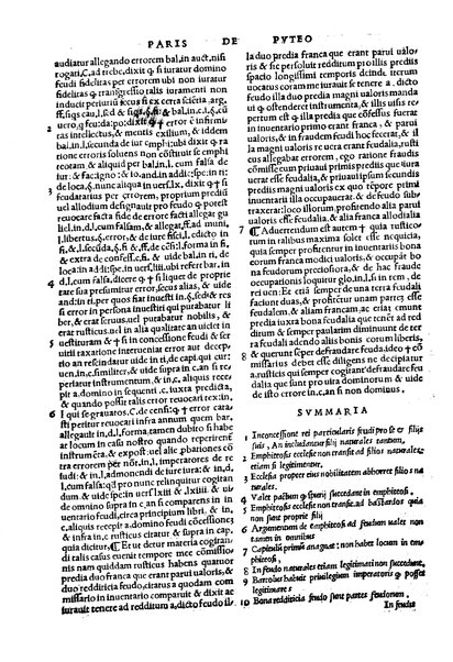 Excellentissimi iurisconsulti Paridis a Puteo. ... Tractatus insignis, de reintegratione feudorum De finibus & modo decidendi questiones confinium territoriorum De verborum significatione in materia reintegrationis & in Andree de Insernia scriptis breue compendium Vna cum Praxis reintegrationis hactenus nunque impressus sed nunc primum lucem editus ... Nuperrime castigatum, cum summariis, singulis capitibus prepositis, & repertorio copiosissimo, singulares & precipuas materias complectentibus ...