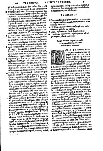 Excellentissimi iurisconsulti Paridis a Puteo. ... Tractatus insignis, de reintegratione feudorum De finibus & modo decidendi questiones confinium territoriorum De verborum significatione in materia reintegrationis & in Andree de Insernia scriptis breue compendium Vna cum Praxis reintegrationis hactenus nunque impressus sed nunc primum lucem editus ... Nuperrime castigatum, cum summariis, singulis capitibus prepositis, & repertorio copiosissimo, singulares & precipuas materias complectentibus ...