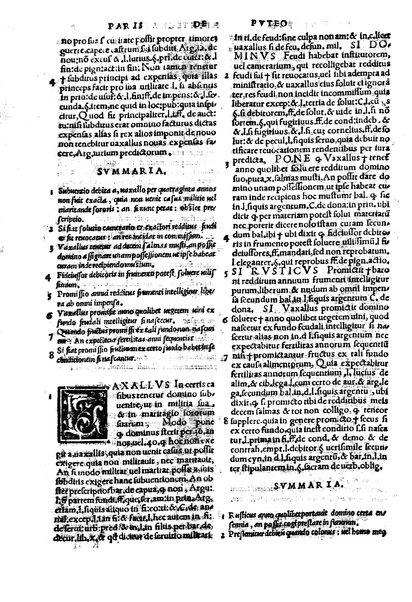 Excellentissimi iurisconsulti Paridis a Puteo. ... Tractatus insignis, de reintegratione feudorum De finibus & modo decidendi questiones confinium territoriorum De verborum significatione in materia reintegrationis & in Andree de Insernia scriptis breue compendium Vna cum Praxis reintegrationis hactenus nunque impressus sed nunc primum lucem editus ... Nuperrime castigatum, cum summariis, singulis capitibus prepositis, & repertorio copiosissimo, singulares & precipuas materias complectentibus ...