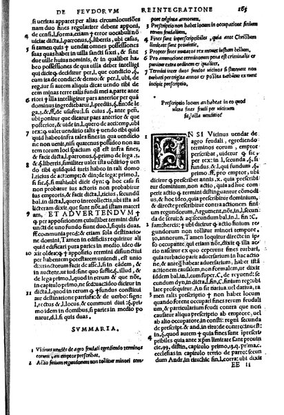 Excellentissimi iurisconsulti Paridis a Puteo. ... Tractatus insignis, de reintegratione feudorum De finibus & modo decidendi questiones confinium territoriorum De verborum significatione in materia reintegrationis & in Andree de Insernia scriptis breue compendium Vna cum Praxis reintegrationis hactenus nunque impressus sed nunc primum lucem editus ... Nuperrime castigatum, cum summariis, singulis capitibus prepositis, & repertorio copiosissimo, singulares & precipuas materias complectentibus ...