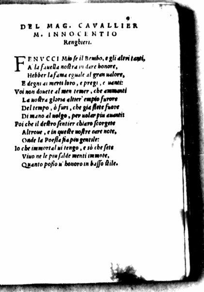 Ragionamenti sopra alcune osseruationi della lingua uolgare. Di M. Lazaro Fenucci da Sassuolo