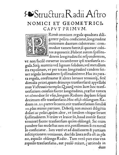 Gemmae Frisii ... De radio astronomico & geometrico liber. In quo multa quæ ad geographiam, opticam, geometriam & astronomiam vtilis. sunt, demonstrantur ...