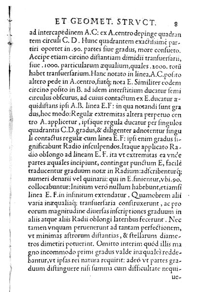 Gemmae Frisii ... De radio astronomico & geometrico liber. In quo multa quæ ad geographiam, opticam, geometriam & astronomiam vtilis. sunt, demonstrantur ...