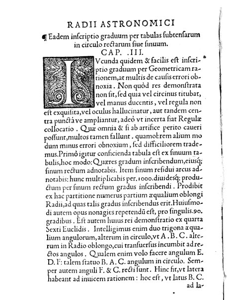 Gemmae Frisii ... De radio astronomico & geometrico liber. In quo multa quæ ad geographiam, opticam, geometriam & astronomiam vtilis. sunt, demonstrantur ...