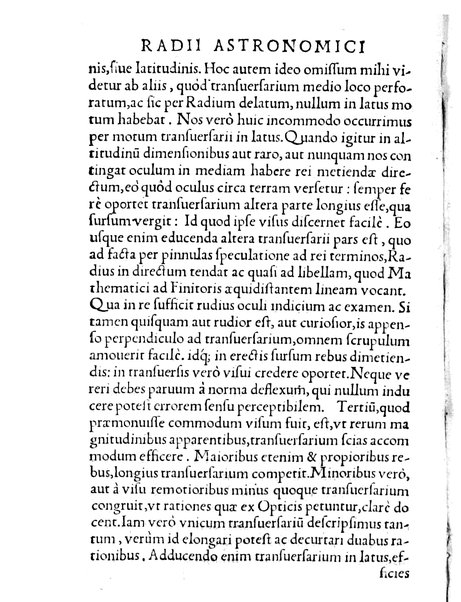 Gemmae Frisii ... De radio astronomico & geometrico liber. In quo multa quæ ad geographiam, opticam, geometriam & astronomiam vtilis. sunt, demonstrantur ...