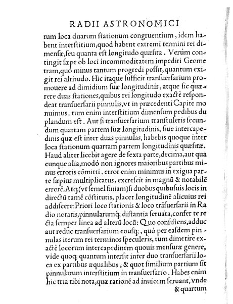 Gemmae Frisii ... De radio astronomico & geometrico liber. In quo multa quæ ad geographiam, opticam, geometriam & astronomiam vtilis. sunt, demonstrantur ...