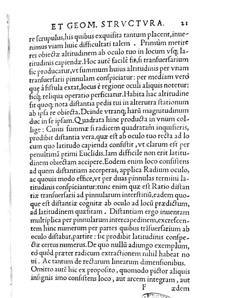 Gemmae Frisii ... De radio astronomico & geometrico liber. In quo multa quæ ad geographiam, opticam, geometriam & astronomiam vtilis. sunt, demonstrantur ...