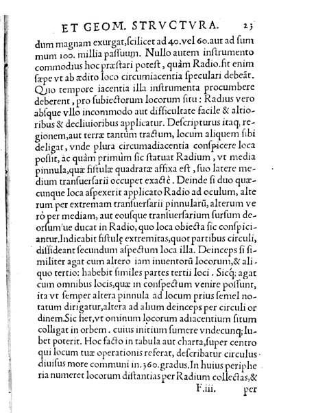 Gemmae Frisii ... De radio astronomico & geometrico liber. In quo multa quæ ad geographiam, opticam, geometriam & astronomiam vtilis. sunt, demonstrantur ...