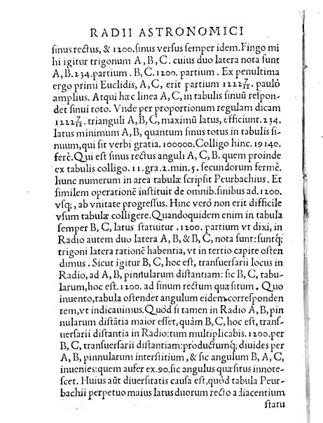 Gemmae Frisii ... De radio astronomico & geometrico liber. In quo multa quæ ad geographiam, opticam, geometriam & astronomiam vtilis. sunt, demonstrantur ...