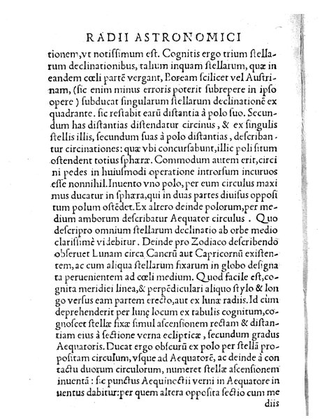 Gemmae Frisii ... De radio astronomico & geometrico liber. In quo multa quæ ad geographiam, opticam, geometriam & astronomiam vtilis. sunt, demonstrantur ...