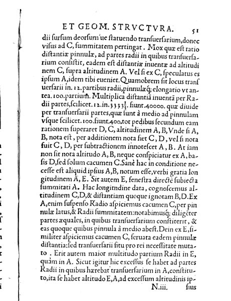 Gemmae Frisii ... De radio astronomico & geometrico liber. In quo multa quæ ad geographiam, opticam, geometriam & astronomiam vtilis. sunt, demonstrantur ...