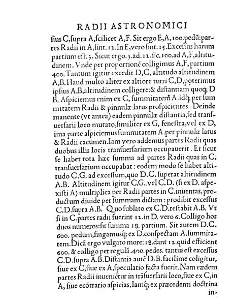 Gemmae Frisii ... De radio astronomico & geometrico liber. In quo multa quæ ad geographiam, opticam, geometriam & astronomiam vtilis. sunt, demonstrantur ...