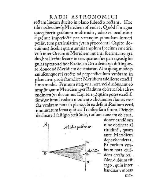 Gemmae Frisii ... De radio astronomico & geometrico liber. In quo multa quæ ad geographiam, opticam, geometriam & astronomiam vtilis. sunt, demonstrantur ...